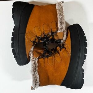 All in Motion Brown and Black Winter Boots